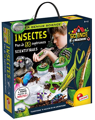 Lisciani I'm A Genius Science A La Maison Insekts Spiele für Kinder, FR97371-8-12 Anni, FR97371 von Liscianigiochi