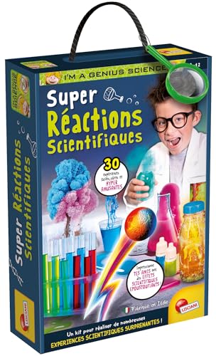 Lisciani – I'm A Genius – Super Reactions – 30 wissenschaftliche Experimente für Kinder ab 8 Jahren – Chemie-Box – Wissenschafts-Set für Kinder – wissenschaftliches Lernspiel – Geschenkidee zum Lisciani – I'm A Genius – Super Reactions – 30 wissenschaftliche Experimente für Kinder ab 8 Jahren – Chemie-Box – Wissenschafts-Set für Kinder – wissenschaftliches Lernspiel – Geschenkidee zum von Liscianigiochi