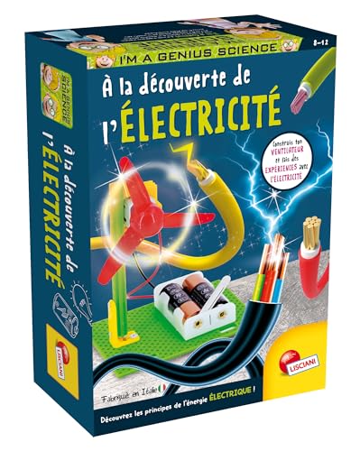 Lisciani – I'm A Genius – Zur Entdeckung der Elektrizität für Kinder ab 8 Jahren – Set mit wissenschaftlichen Experimenten – Erstellen Sie einen Ventilator – Erleben Sie statische Elektrizität, Lisciani – I'm A Genius – Zur Entdeckung der Elektrizität für Kinder ab 8 Jahren – Set mit wissenschaftlichen Experimenten – Erstellen Sie einen Ventilator – Erleben Sie statische Elektrizität, von Liscianigiochi