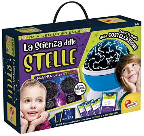 Lisciani - I'm a Genius Die Wissenschaft der Sterne, Elektronisches Planetarium, Mehrfarbig, 97555 von Lisciani