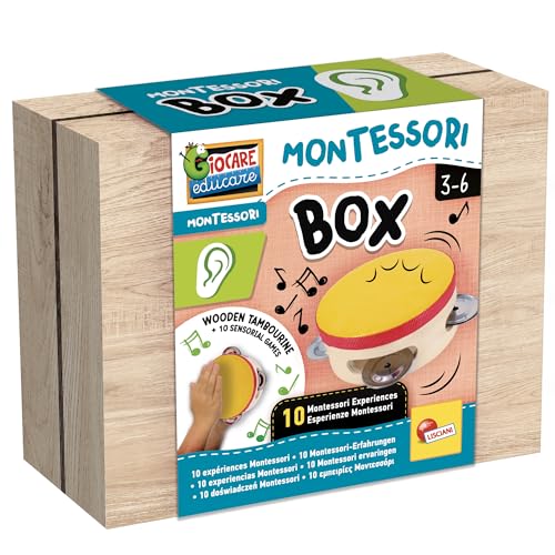 Lisciani - Montessori Box: Hören - Sensorisches Hörkit für Kinder ab 3 Jahren - Entdeckung der Klänge - Auditives Erwachen - Bildungsspiel - Sinneserweckung von Liscianigiochi