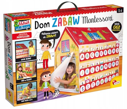 Lisciani Montessori Spielhaus Montessori, Kinderhaus, Lernspiele, 3+ von Liscianigiochi