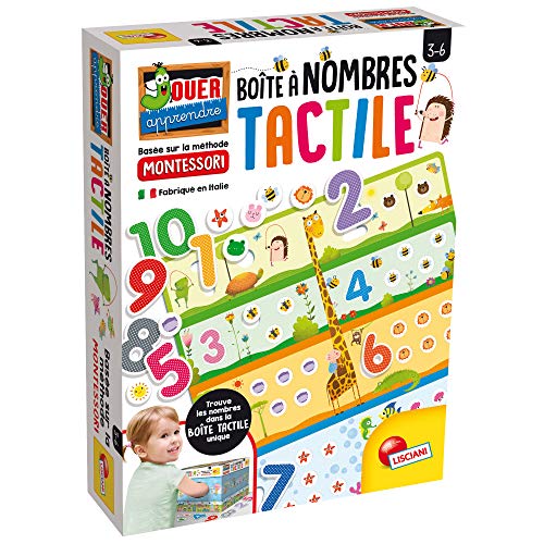 Lisciani Numeros Touch-Spiele Lernspiel – Montessori-die Zahlen und die Anzahl – FR72453, Mehrfarbig von Lisciani