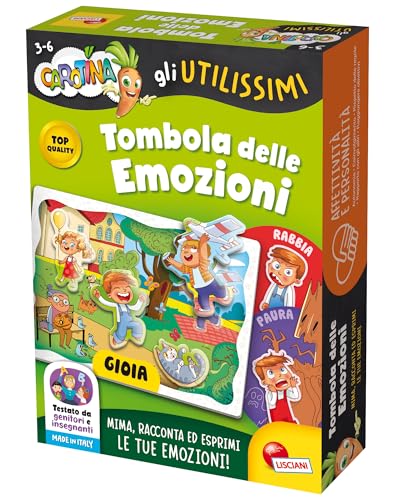 Lisciani Spiele - Carotina Die nützlichen Tombola der Emotionen von Lisciani