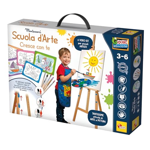 Lisciani-Spiele Lernspiel Montessori Kunstschule wächst mit dir, 113835 von Liscianigiochi
