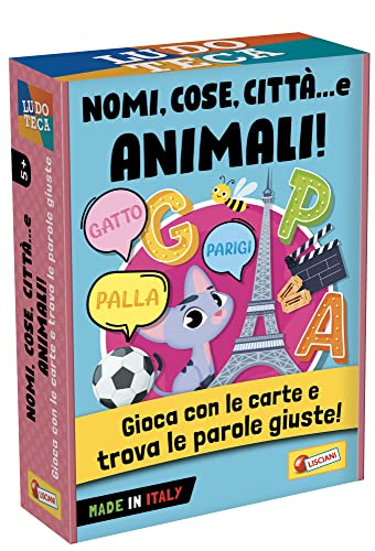 Lisciani Spiele Ludoteca Die Karten der Kinder Namen, Dinge, Stadt und Tiere, 100552 von Lisciani