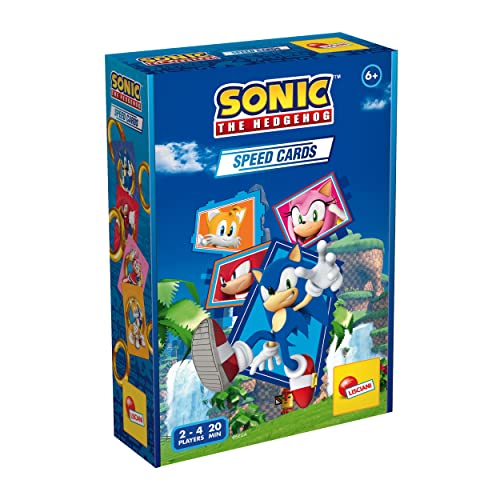 LISCIANI – SONIC the HedgeHog – Speed-Kartenspiel mit Sonic the Hedgehog – Strategiespiel für Kinder ab 6 Jahren – 2 Spieler oder mehr – Entwicklung der Logik – Zahlen und erste Berechnungen von Liscianigiochi