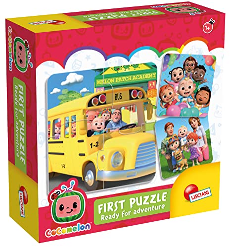 Lisciani giochi cocomelon 6-Puzzle 4 stuck 95322, Erste Rätsel, um logisches Denkvermögen, Gedächtnis und Konzentration zu entwickeln von Lisciani Giochi