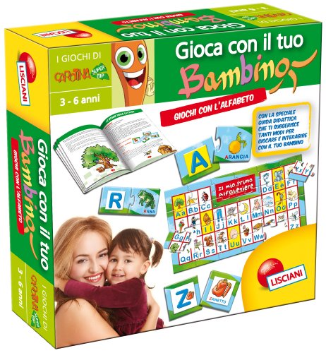 Liscianigiochi 42647 - Karotin-Spielen mit Ihrem Alphabet-Kind von Liscianigiochi