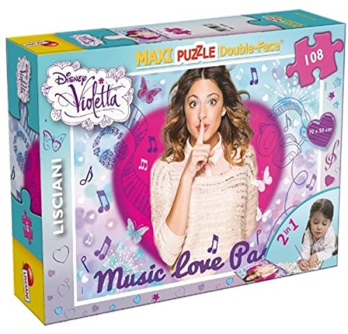 Liscianigiochi 43606. – Violetta, doppelseitiges Puzzle Maxi 108 von Liscianigiochi