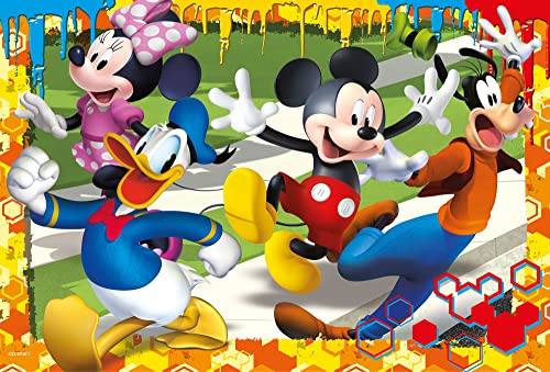 Lisciani 48113 Disney Puzzle 2 in 1 Doppel Gesicht Plus ( 50 x 35 cm ) 250 Stück Mickey maus von Liscianigiochi