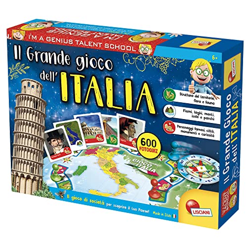 Liscianigiochi 51156 Das Große Spiel Italiens, Mehrfarbig, ‎6 x 38,8 x 28,5 cm; 700 Gramm von Liscianigiochi