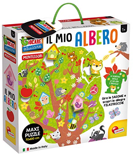 Liscianigiochi 80144 Montessori il Mio Albero Maxi Puzzle, Mehrfarbig von Liscianigiochi