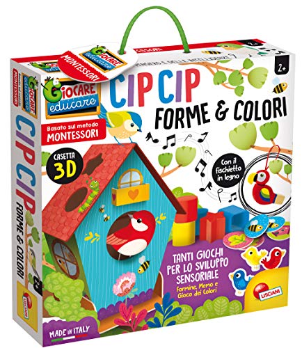 Liscianigiochi 80168 Montessori Cip Formen und Farben Lernspiel, Mehrfarbig von Liscianigiochi