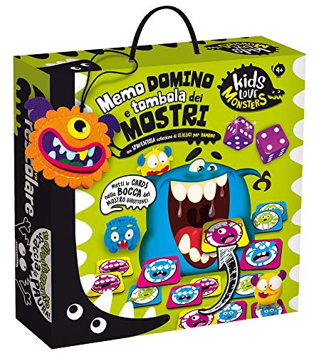 Liscianigiochi - Kids Love Monsters Domino Tombola und Monster Memo-Spiel, Mehrfarbig, 82735 Liscianigiochi - Kids Love Monsters Domino Tombola und Monster Memo-Spiel, Mehrfarbig, 82735 von Liscianigiochi