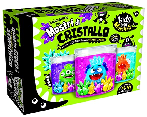Liscianigiochi 82780 Kids Love Monsters Mostri di Cristallo Spiel, Mehrfarbig von Liscianigiochi