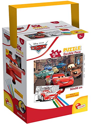 Liscianigiochi 86139 Disney a Tub Mini 24-Cars Puzzle für Kinder, Mehrfarbig von Liscianigiochi