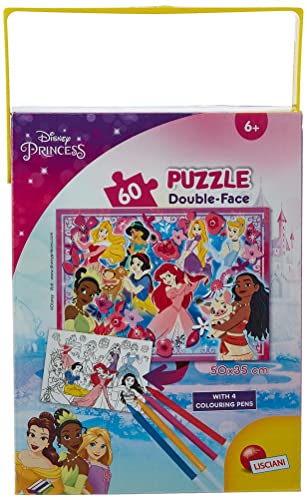 Liscianigiochi 86191 Disney a Tub Mini 60-Princess Puzzle für Kinder, Mehrfarbig von Liscianigiochi