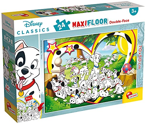 Liscianigiochi 86641 Disney DF Maxi Floor 24 Carica 101 Puzzle für Kinder, Mehrfarbig von Liscianigiochi