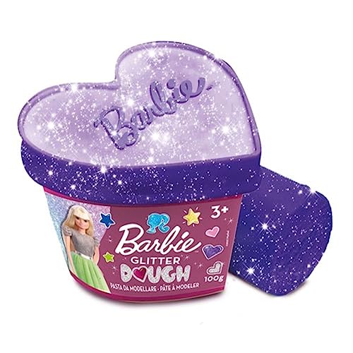Liscianigiochi 88744 Dough Herz von Barbie Glitter, Glitter dough, Dose mit Stempel, Nicht Zutreffend. Liscianigiochi 88744 Dough Herz von Barbie Glitter, Glitter dough, Dose mit Stempel, Nicht Zutreffend. von Liscianigiochi