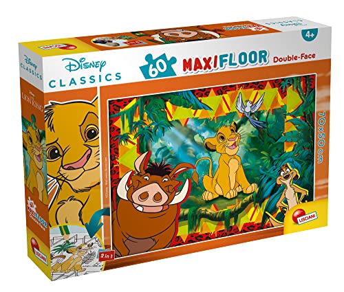 Liscianigiochi 91751 König der Löwen Disney Puzzle Df Maxi Floor 60, Mehrfarbig von Liscianigiochi