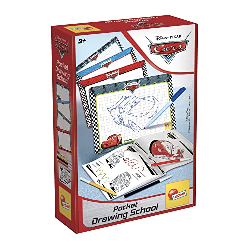 Liscianigiochi 92208 Cars Pocket Drawing School, Nicht zutreffend von Liscianigiochi