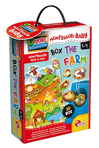 Liscianigiochi 92741 Montessori Baby Box Farm, Nicht Zutreffend von Liscianigiochi