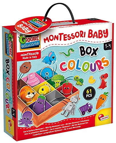 Lisciani – MONTESSORI BABY - 3D-Farbkasten – Farben lernen für Kinder von 1 bis 4 Jahren – pädagogisches Klassifizierungsspiel – 61 Teile – sensorische Entwicklung – hergestellt in Italien Lisciani – MONTESSORI BABY - 3D-Farbkasten – Farben lernen für Kinder von 1 bis 4 Jahren – pädagogisches Klassifizierungsspiel – 61 Teile – sensorische Entwicklung – hergestellt in Italien von Liscianigiochi