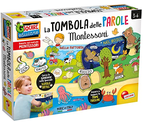Liscianigiochi 92802 Montessori Maxi Tombola Buchstaben und Wörter, Nicht zutreffend, M Liscianigiochi 92802 Montessori Maxi Tombola Buchstaben und Wörter, Nicht zutreffend, M von Liscianigiochi