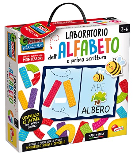 Liscianigiochi 92819 Montessori Labor des Alphabets und erste Schreiben, Nicht zutreffend von Liscianigiochi