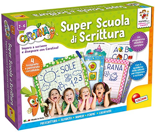 Liscianigiochi 95131 Carotina Karotin Maxi Schule zum Schreiben, Nicht zutreffend, S Liscianigiochi 95131 Carotina Karotin Maxi Schule zum Schreiben, Nicht zutreffend, S von Liscianigiochi