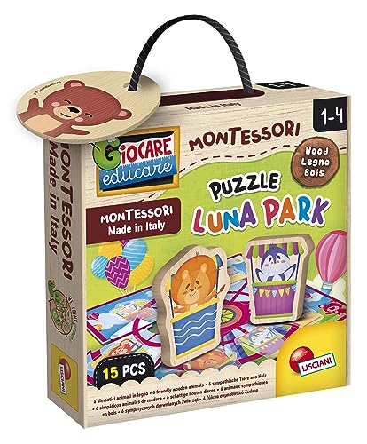 Liscianigiochi Montessori Wood Puzzle Luna Park Liscianigiochi Montessori Wood Puzzle Luna Park von Liscianigiochi