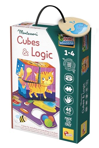 Liscianigiochi 96879 Cubes and Logic, Montessori Würfel und Logik von Liscianigiochi