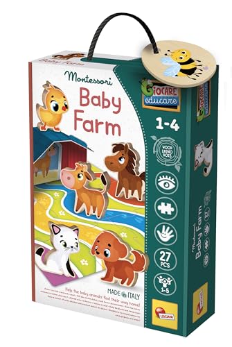 Liscianigiochi Montessori Wood Baby Farm von Liscianigiochi