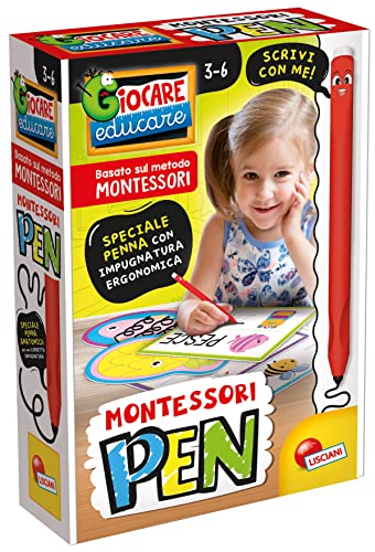 Liscianigiochi - Montessori Pen Basic, ergonomischer Stift, Mehrfarbig, 97203 von Liscianigiochi