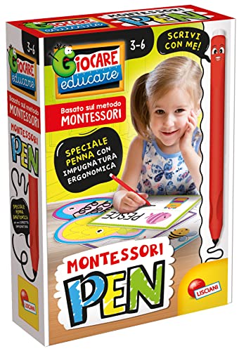 Liscianigiochi 97203 Montessori Pen Basic, Ergonomischer Stift, Mehrfarbig von Liscianigiochi