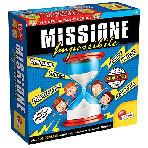 Liscianigiochi 97326 I'm a Genius Mission Impossible, Gesellschaftsspiel der kleinen Geni, Mehrfarbig von Liscianigiochi