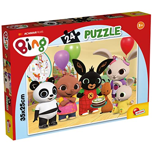 Lisciani 99429 M-Plus Happy Birthday, Bing Puzzle 24 stücke-Alles Gute zum Geburtstag von Liscianigiochi