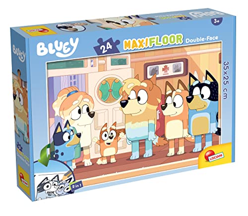 Lisciani 99580 BLUEY Puzzle DF MAXIFLOOR 24, Mutlicolor von Liscianigiochi