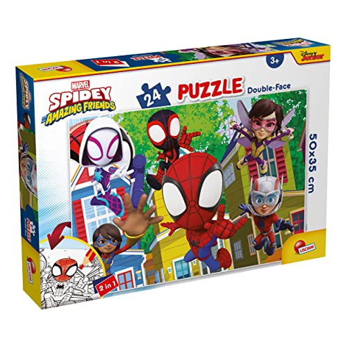 Liscianigiochi 99665 Lisciani Games Marvel Puzzle DF Plus 24 Spidey, This is a Team von Lisciani