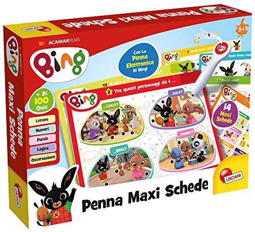 Liscianigiochi - Bing, Maxi-Karten mit Stift, Spiel für Kinder, 76871 Liscianigiochi - Bing, Maxi-Karten mit Stift, Spiel für Kinder, 76871 von Liscianigiochi