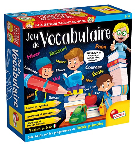 Liscianigiochi I'm A Genius TS Vokabelspiel, EIN lustiges und lehrreiches Quizspiel in Form Einer Route für Kinder ab 5 Jahren Liscianigiochi I'm A Genius TS Vokabelspiel, EIN lustiges und lehrreiches Quizspiel in Form Einer Route für Kinder ab 5 Jahren von Liscianigiochi