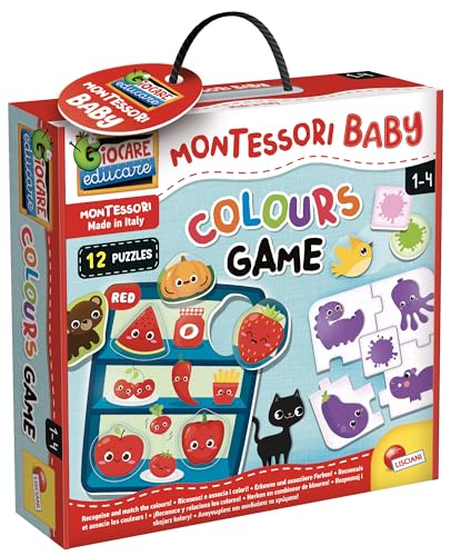 Lisciani - Montessori Baby - Farbspiel - Farblernspiel - Bildungs- und interaktiv - Fördert das Erlernen von Farben - Stimuliert Kreativität - Von 1 bis 4 Jahren und älter - Hergestellt in Italien von Liscianigiochi