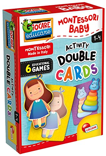 Liscianigiochi Montessori Baby Activity Double Cards von Liscianigiochi