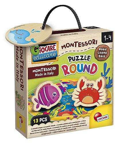 Liscianigiochi Montessori Legno Puzzle Round Liscianigiochi Montessori Legno Puzzle Round von Liscianigiochi