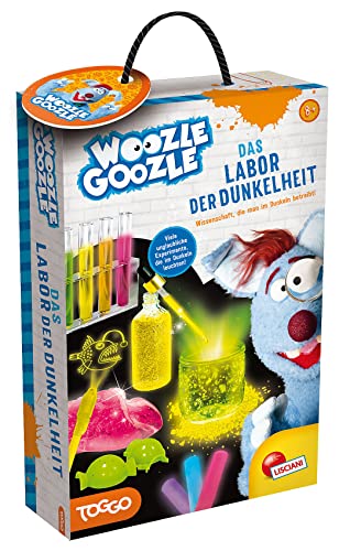 WOOZLE GOOZLE DAS LABOR DER DUNKELHEIT , Wissenschaft, die man im Dunkeln betreibt! , Experimentierset für Einsteiger und Kinder ab 8 Jahre von Liscianigiochi