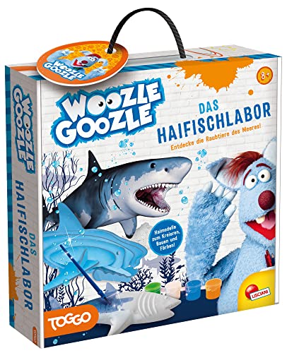 WOOZLE GOOZLE DAS LABOR DER HAIFISCHE , Entdecke die Raubtiere des Meeres! , Experimentierset für Einsteiger und Kinder ab 7 Jahre von Lisciani