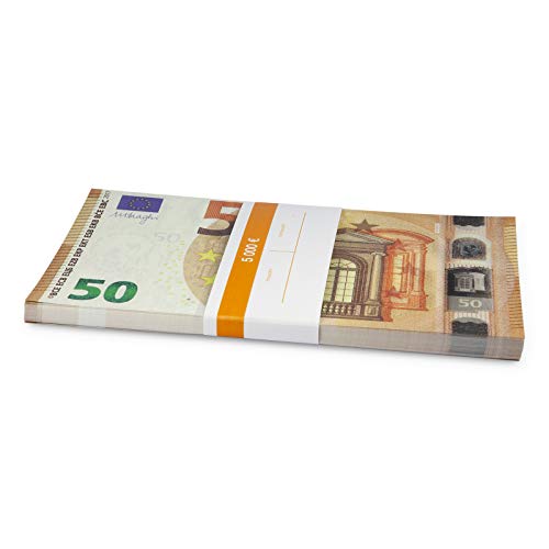 Litfax GmbH 50€ Euroschein/Euro-Geldscheine ca. 180x97 mm/banderoliert, je Pack. 75 Stück (1 PG) … von Litfax