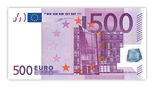 Litfax 500€ Euroschein/Euro-Geldscheine 203x103 mm/banderoliert, je Pack. 75 Stück (1 PG)… von Litfax