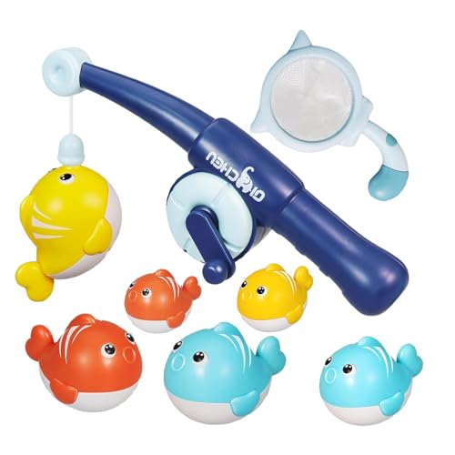 Litinliv Badespielzeug Baby ab 1 2 3 Jahr, Angelspiel Badewannenspielzeug, Angelspiel Badespielzeug mit Fischernetz Angelstäbe, schwimmendes Pool-Badewannenspielzeug, Fischernetz Spielzeug. Litinliv Badespielzeug Baby ab 1 2 3 Jahr, Angelspiel Badewannenspielzeug, Angelspiel Badespielzeug mit Fischernetz Angelstäbe, schwimmendes Pool-Badewannenspielzeug, Fischernetz Spielzeug. von Litinliv